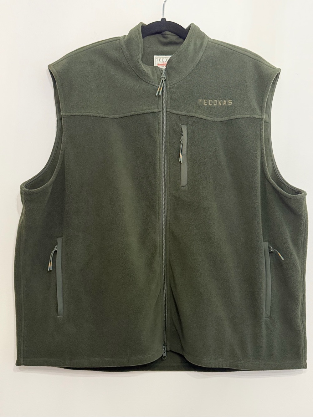 Tecovas Ranch Wear Vest Men's XXL Full Zip Green Fleece Western Cowboy